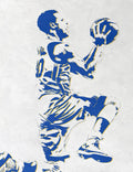 Stephen Curry Golden State Warriors Pixel Art - Poster | Canvas Wall Art Print