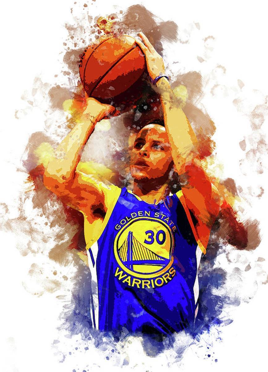 Stephen Curry30, Golden State Warriors - Poster | Canvas Wall Art Print