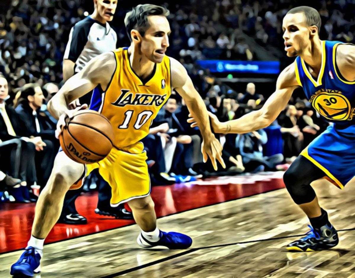 Steve Nash In Action - Poster | Canvas Wall Art Print