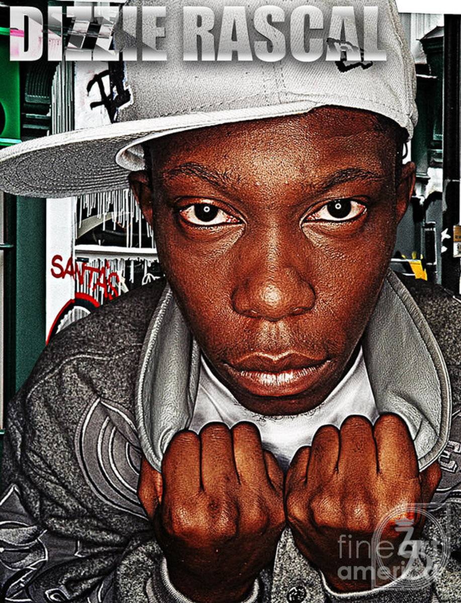 Street Phenomenon Dizzie Rascal - Rapper - Poster | Canvas Wall Art Print
