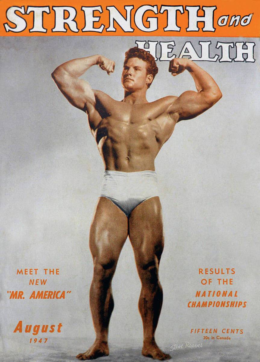 Strength And Health August 1947 - Poster | Canvas Wall Art Print