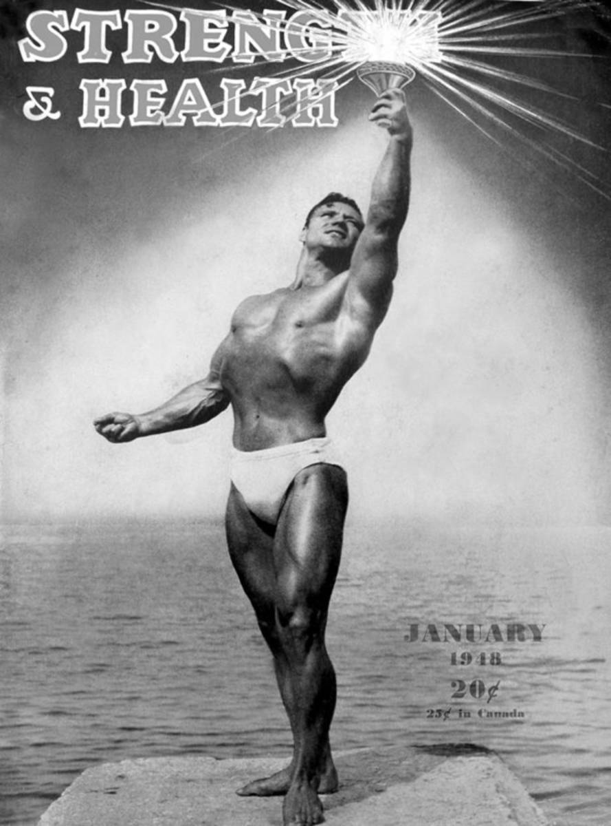 Strength And Health Jan 1948 - Poster | Canvas Wall Art Print