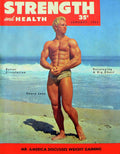 Strength And Health Mag Jan 1953 - Poster | Canvas Wall Art Print