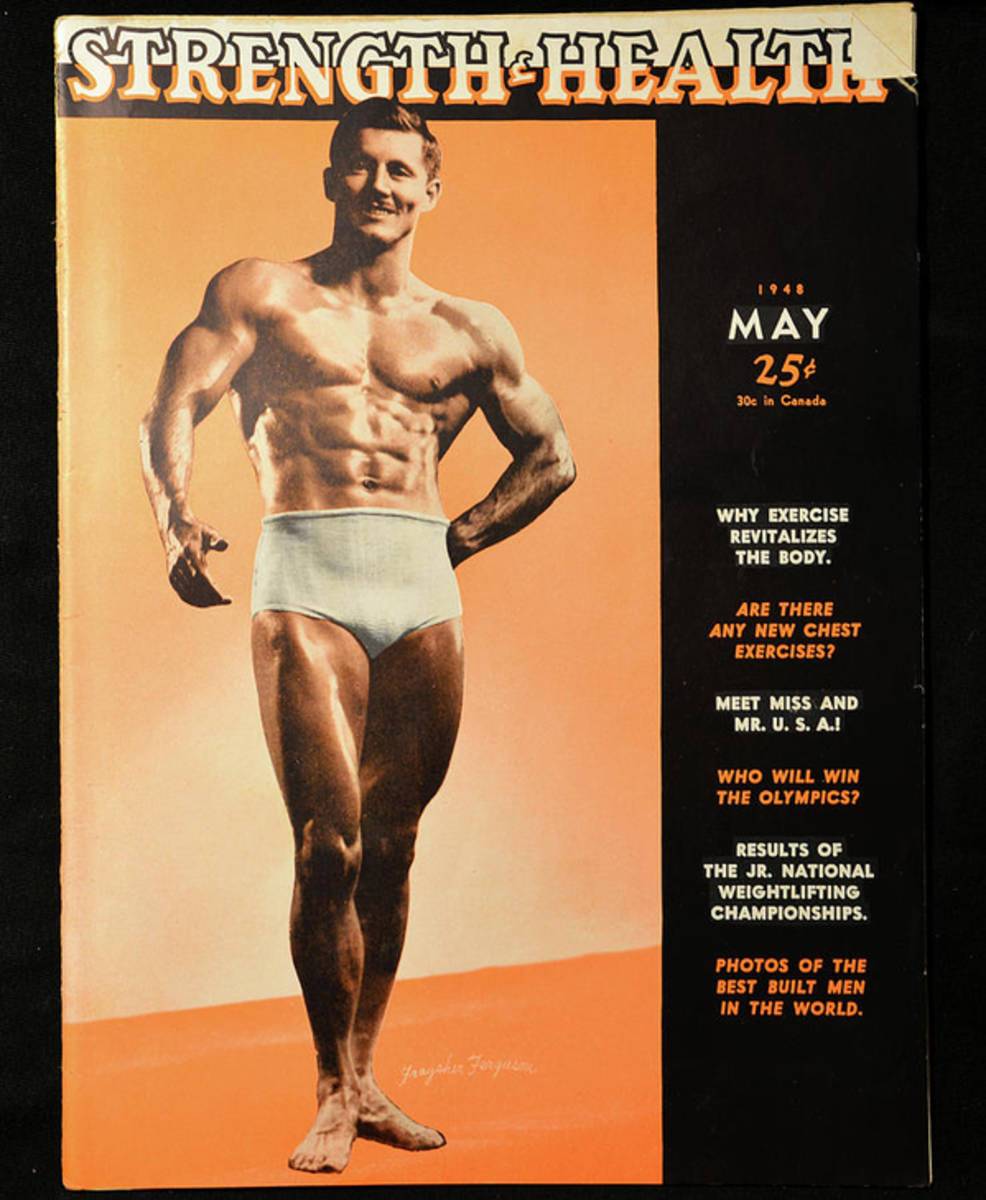 Strength And Health May 1948 - Poster | Canvas Wall Art Print