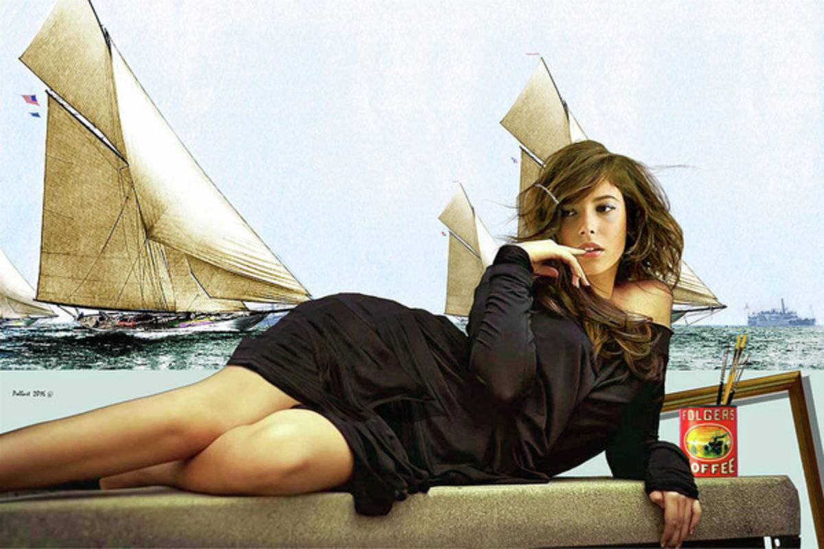Art Models Wanted, Strike A Pose, Folgers Coffee, The Artist Salon - Poster | Canvas Wall Art Print