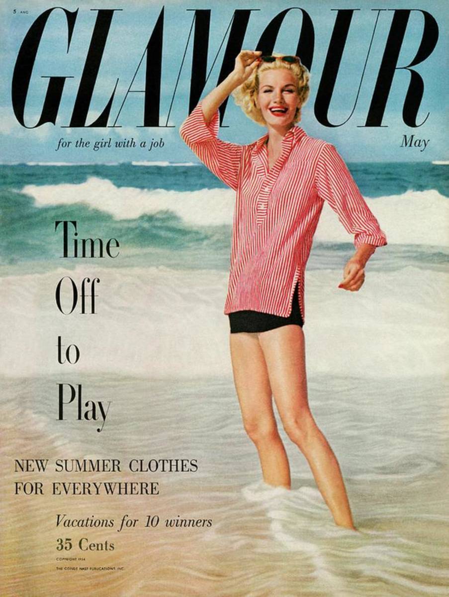 Sunny Harnett On The Cover Of Glamour - Poster | Canvas Wall Art Print