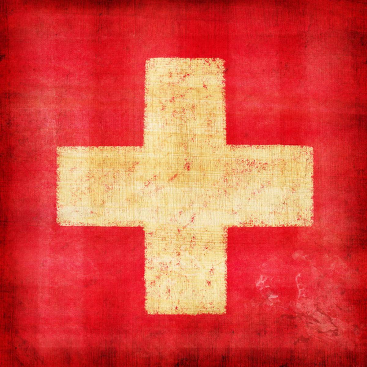 Switzerland Flag - Poster | Canvas Wall Art Print