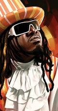 T-Pain Artwork - Rapper - Poster | Canvas Wall Art Print
