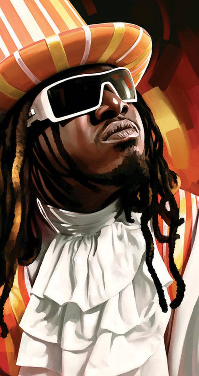 T-Pain Artwork - Rapper - Poster | Canvas Wall Art Print
