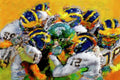Tackle Tackle Sparty - Poster | Canvas Wall Art Print