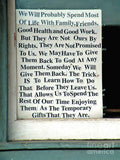 Temporary Gifts - Poster | Canvas Wall Art Print