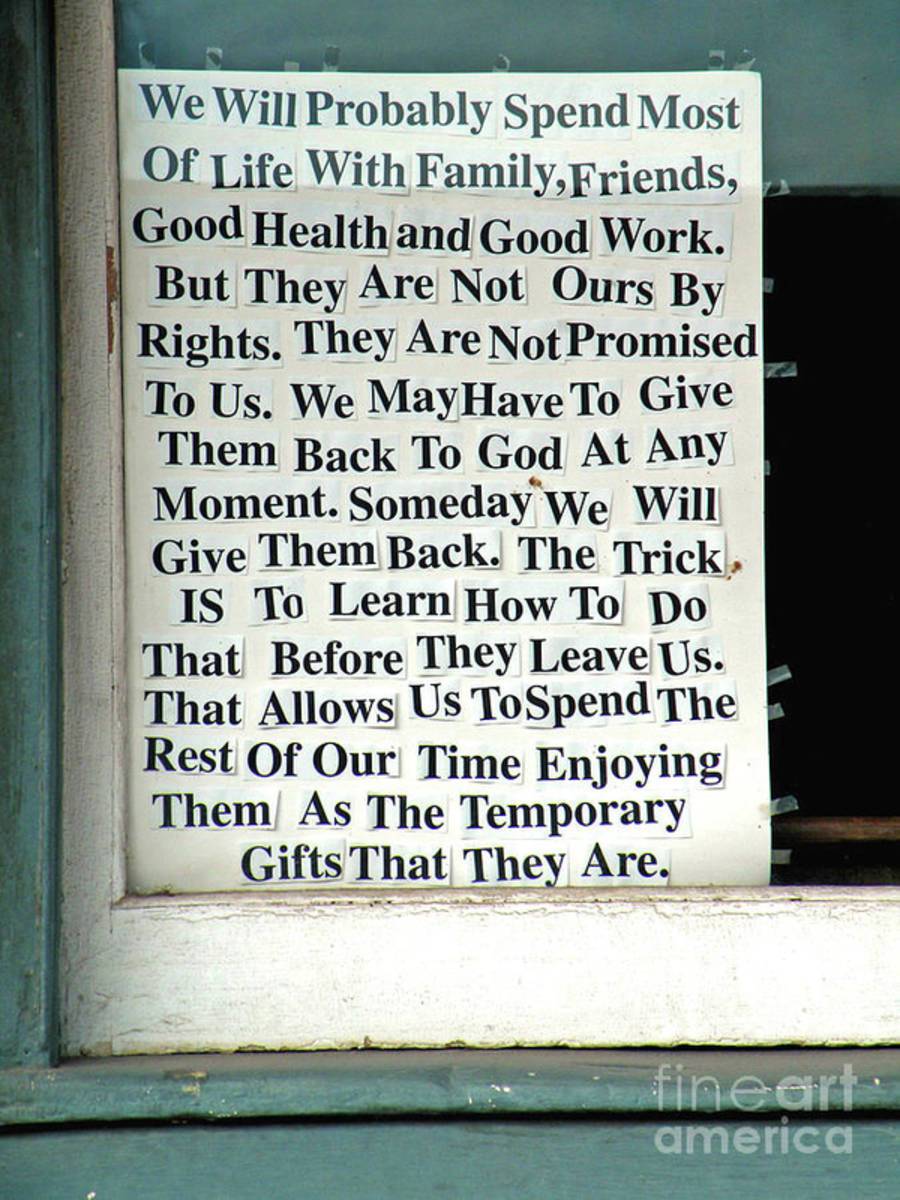 Temporary Gifts - Poster | Canvas Wall Art Print