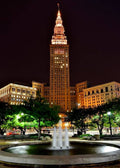 Terminal Tower Version Three - Poster | Canvas Wall Art Print
