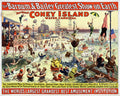 The Barnum And Bailey Greatest Show On Earth The Great Coney Island Water Carnival - Poster | Canvas Wall Art Print