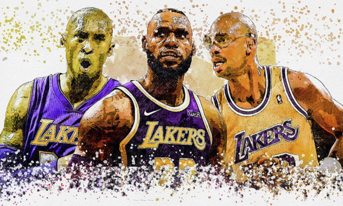The Big Three Kobe Bryant, Lebron James, Kareem Abdul Jabbar - Poster | Canvas Wall Art Print