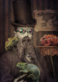 The Chameleon Collector - Poster | Canvas Wall Art Print
