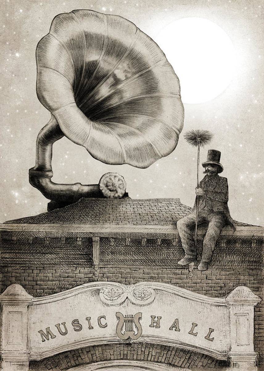 The Chimney Sweep Monochrome - Poster | Canvas Wall Art Print