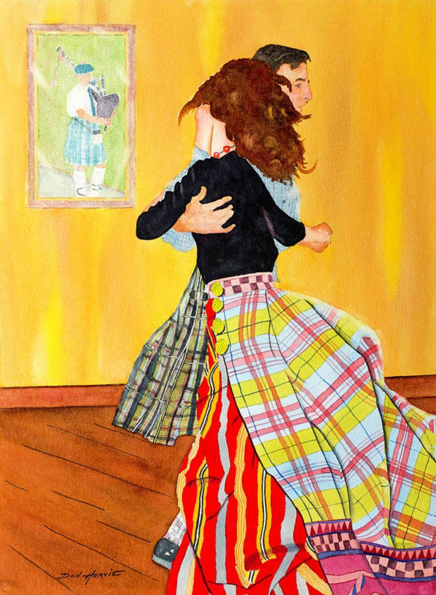 Scottish Fling - Poster | Canvas Wall Art Print