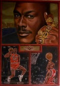 The Flight Instructor Feat Michael Jordan - Poster | Canvas Wall Art Print