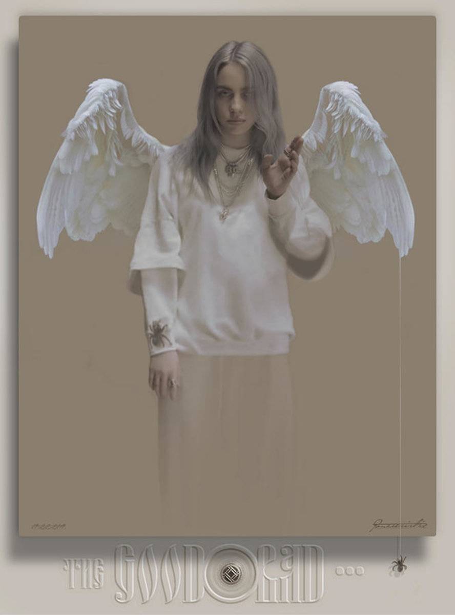 The Goodbad... - Billie Eilish - Poster | Canvas Wall Art Print