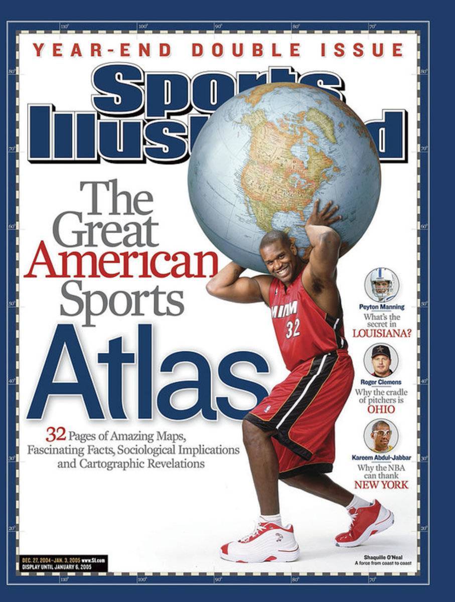 The Great American Sports Atlas Sports Illustrated Cover - Poster | Canvas Wall Art Print