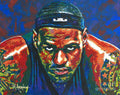 The Lebron Death Stare - Poster | Canvas Wall Art Print