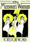 The Missouri Woman From June 1916, The Suffrage Issue - Poster | Canvas Wall Art Print