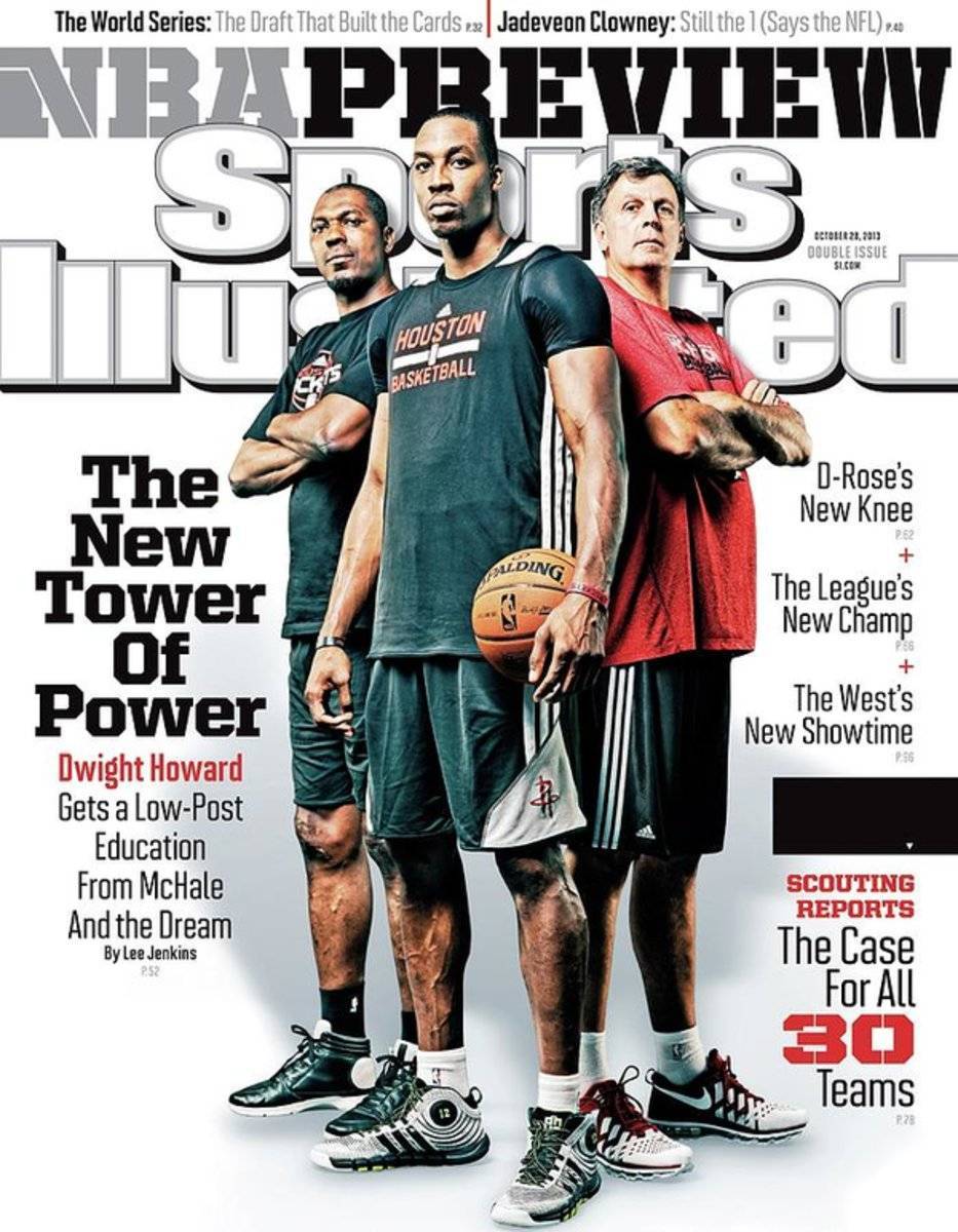 The New Tower Of Power 2013-14 Nba Basketball Preview Issue Sports Illustrated Cover - Poster | Canvas Wall Art Print