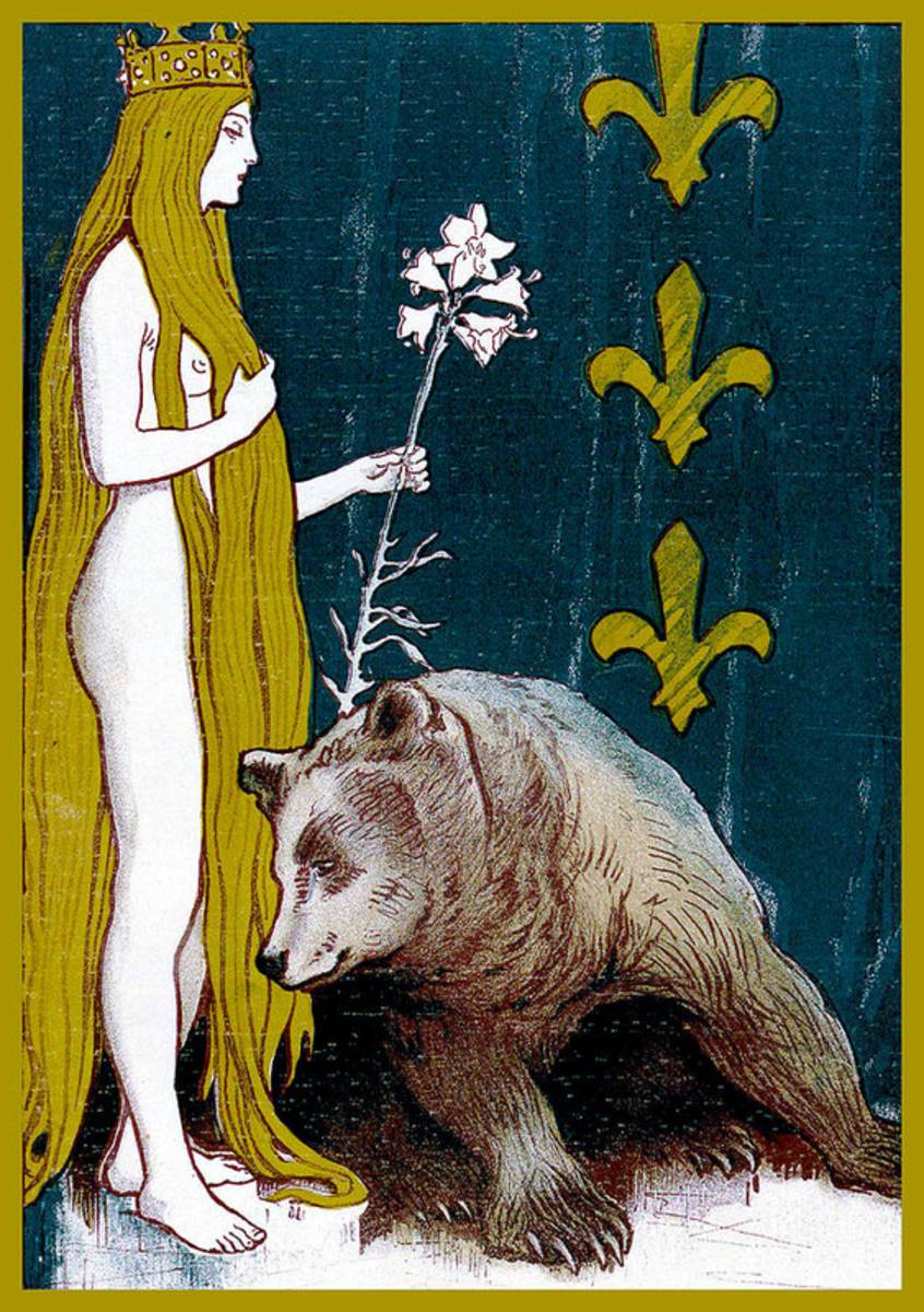 The Nude And The Bear Jugend Magazine Cover - Poster | Canvas Wall Art Print