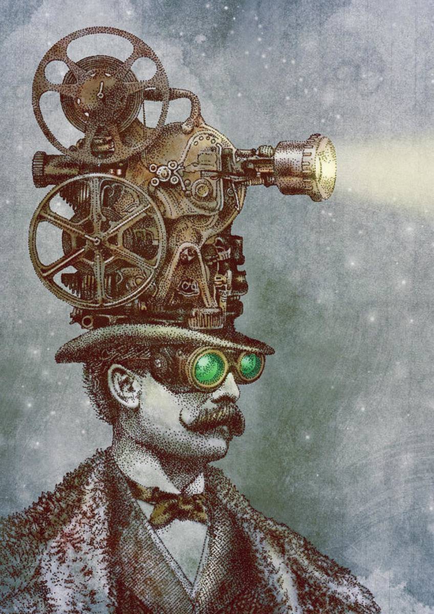 The Projectionist - Poster | Canvas Wall Art Print