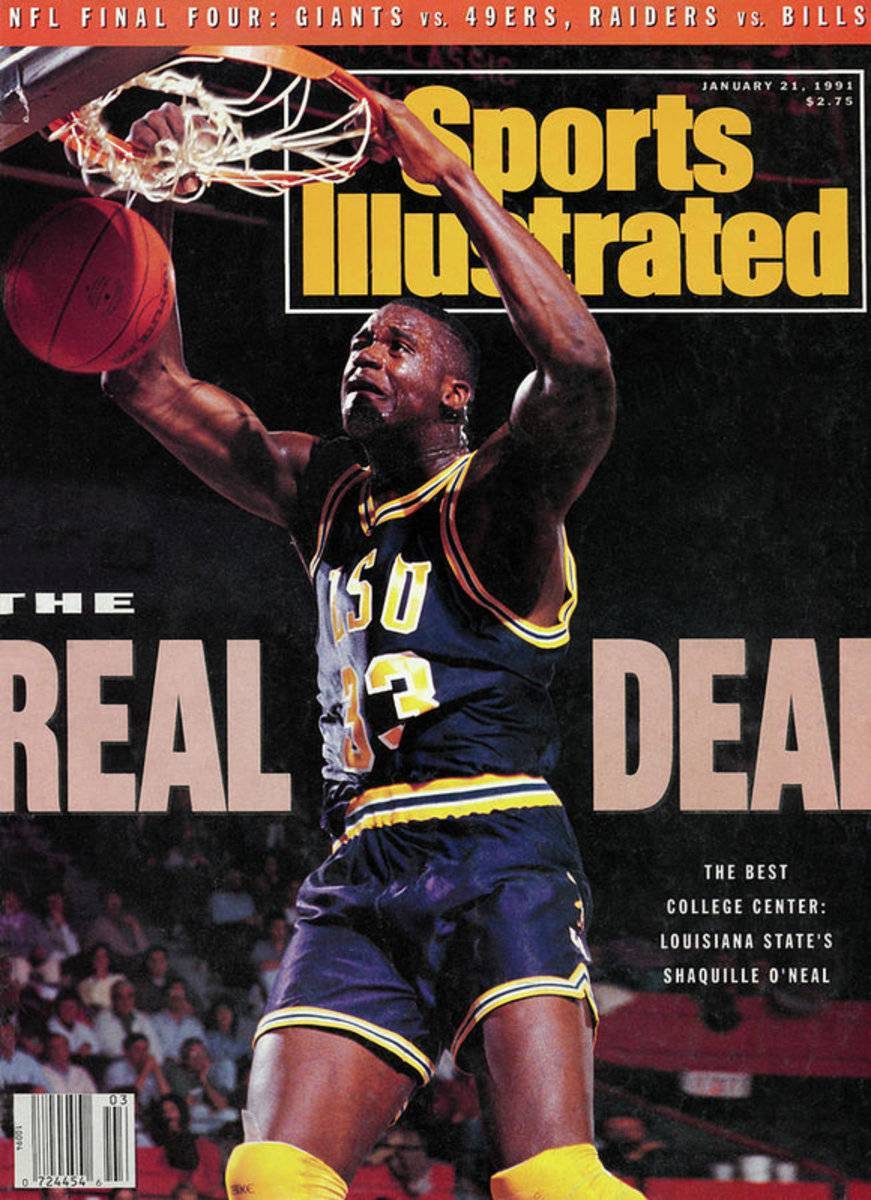The Real Deal, The Best College Center Louisiana State Sports Illustrated Cover - Poster | Canvas Wall Art Print