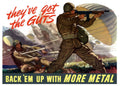 They'Ve Got The Guts - Poster | Canvas Wall Art Print