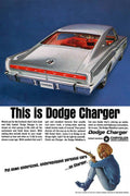 This Is Dodge Charger - 1966 Dodge Charger - Poster | Canvas Wall Art Print