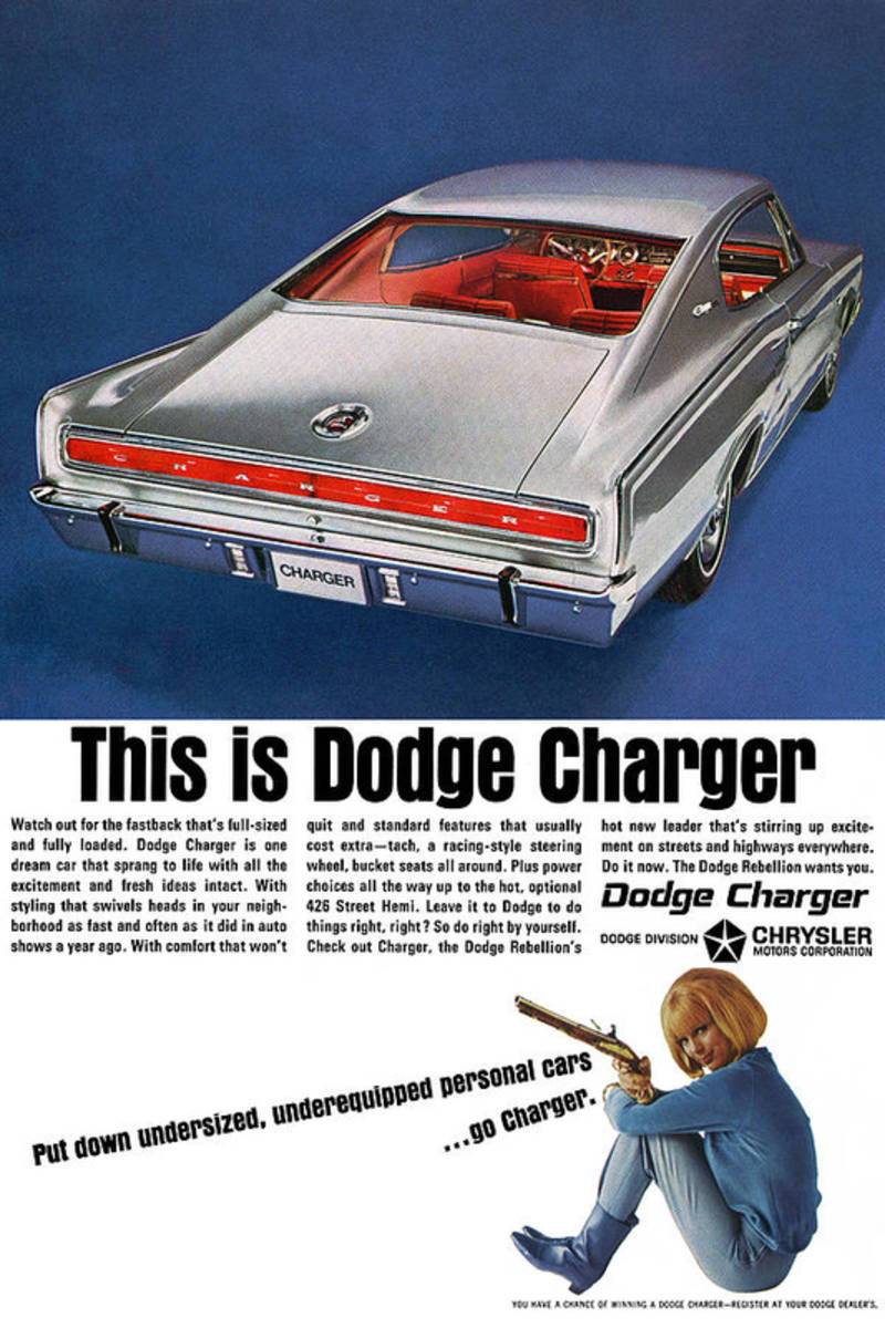 This Is Dodge Charger - 1966 Dodge Charger - Poster | Canvas Wall Art Print