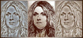 Three Interpretations Of Celine Dion - Poster | Canvas Wall Art Print