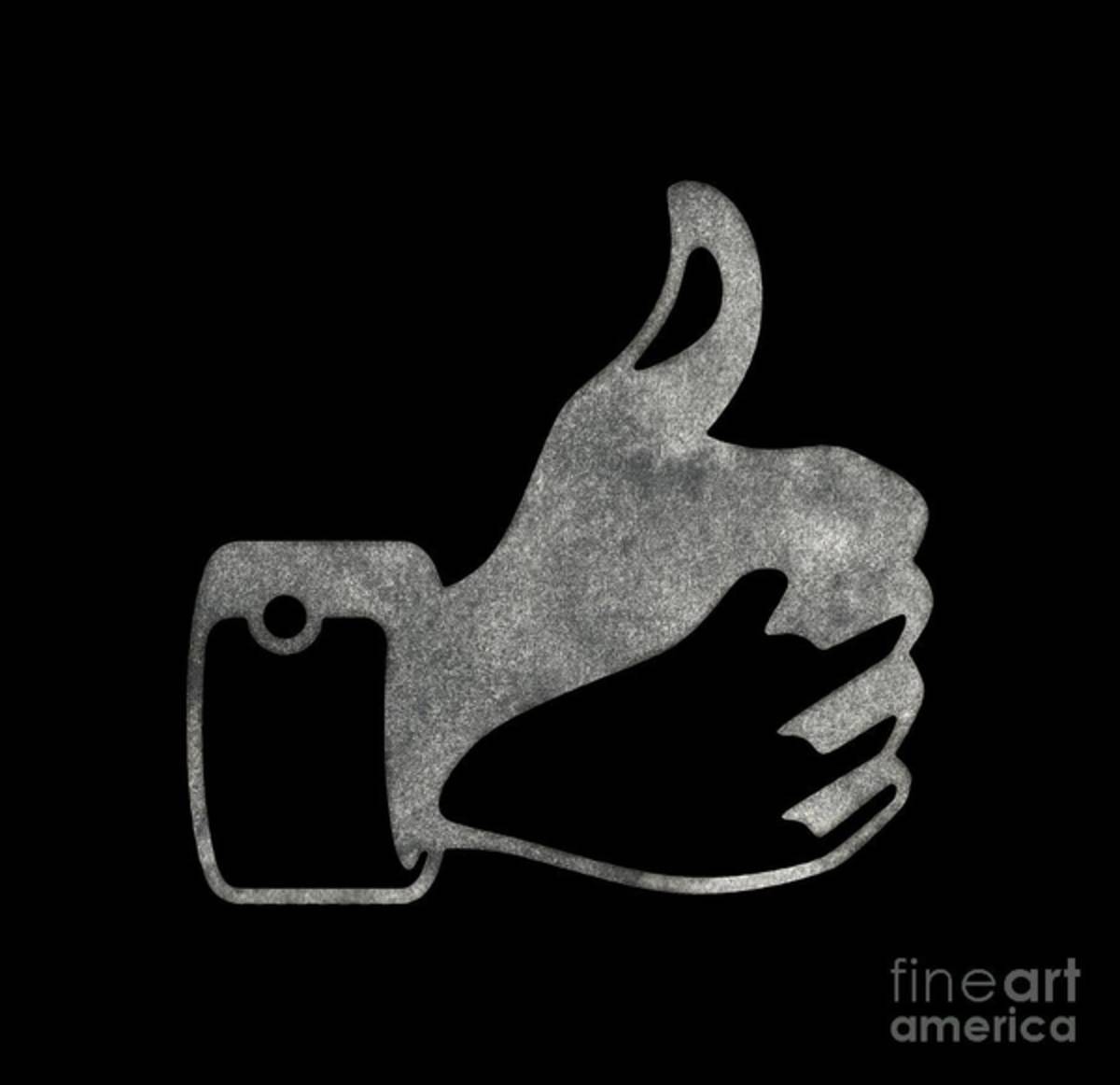 Thumbs Up Tee - Poster | Canvas Wall Art Print