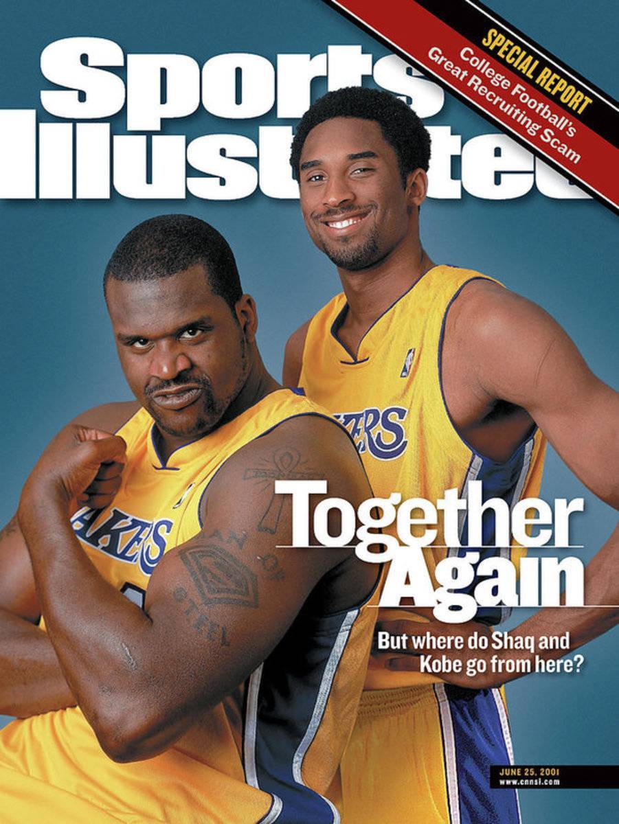 Together Again But Where Do Shaq And Kobe Go From Here Sports Illustrated Cover - Poster | Canvas Wall Art Print