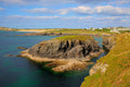 Treyarnon Bay Coast Cornwall England Uk Cornish North Colourful Scene - Poster | Canvas Wall Art Print