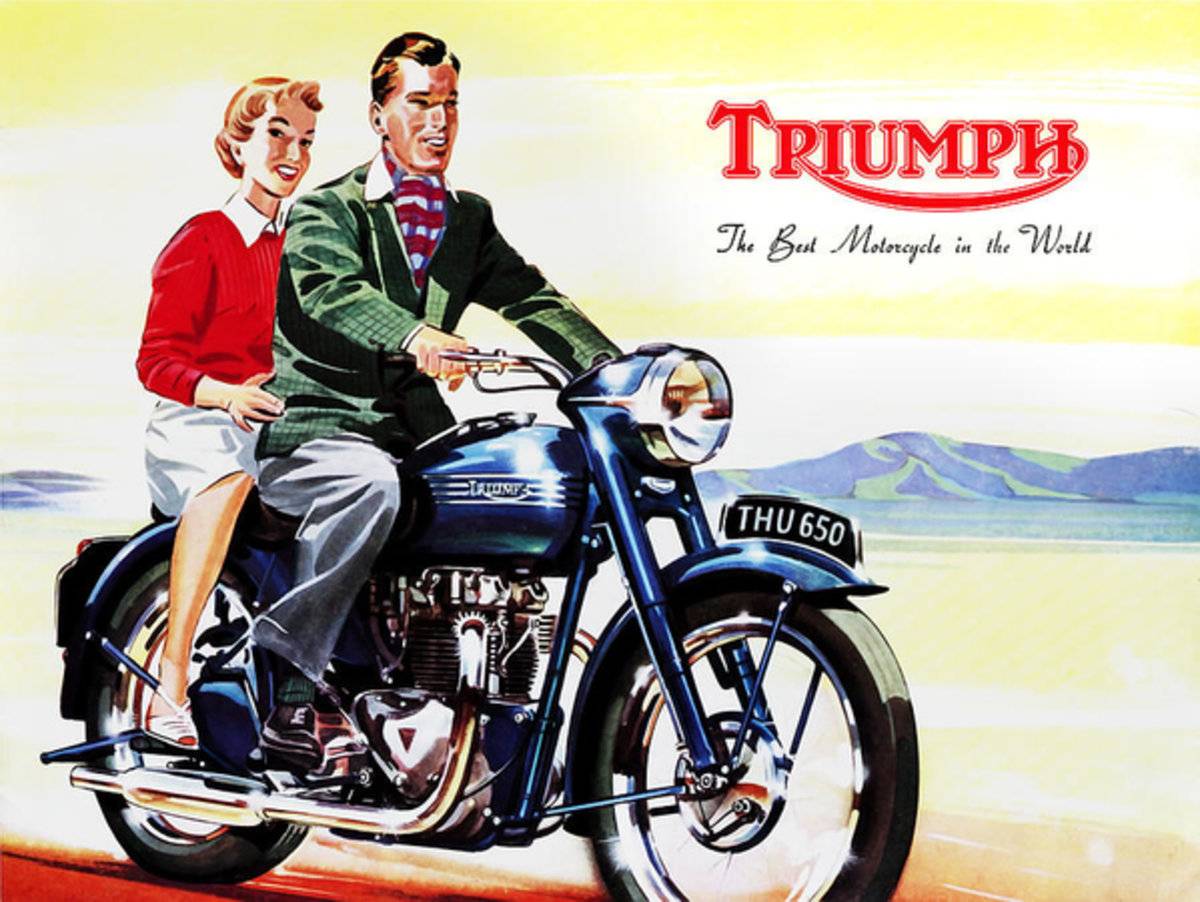 Triumph 1953 - Poster | Canvas Wall Art Print