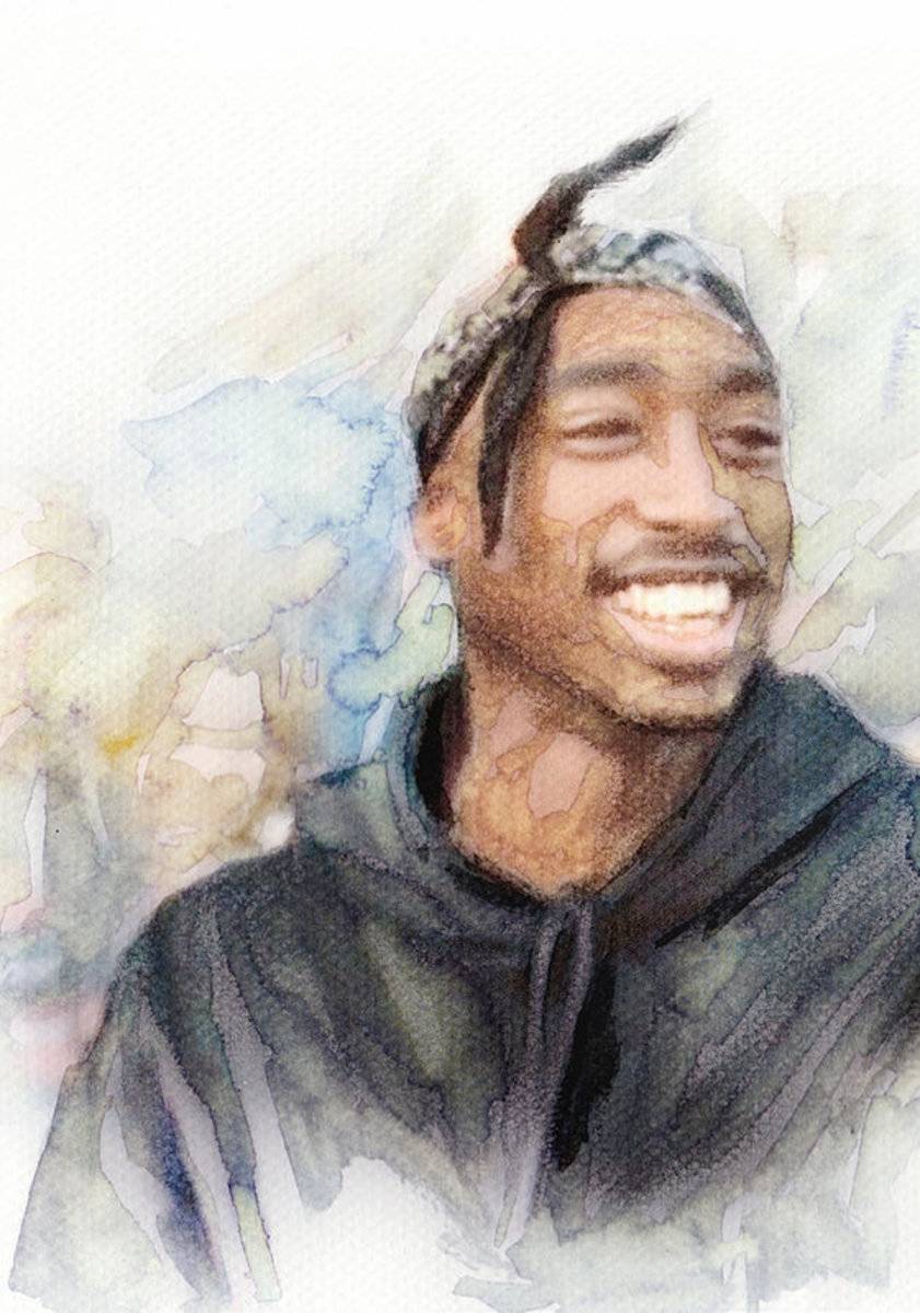Tupac 323455555666 - Rapper - Poster | Canvas Wall Art Print