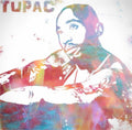 Tupac Paint Splatter - Rapper - Poster | Canvas Wall Art Print
