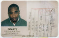 Tupac Shakur New York Dept Of Corrections Prison I. D. 1995 - Rapper - Poster | Canvas Wall Art Print