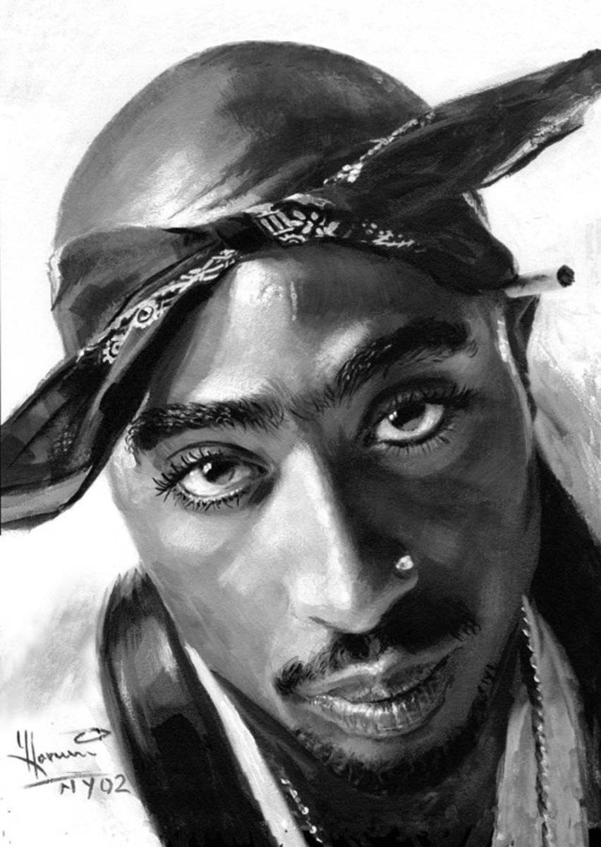 Tupac Shakur - Rapper - Poster | Canvas Wall Art Print