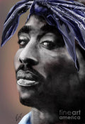 Tupac - The Tip Of The Iceberg - Rapper - Poster | Canvas Wall Art Print