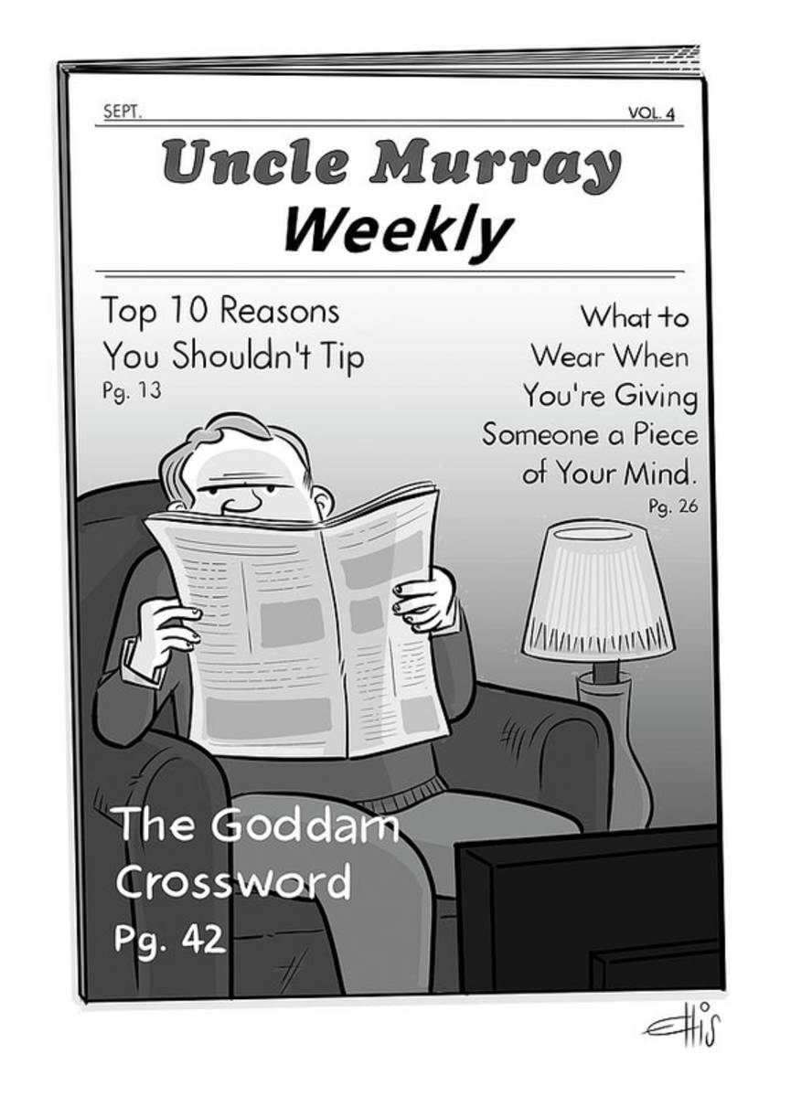 Uncle Murray Weekly - Poster | Canvas Wall Art Print