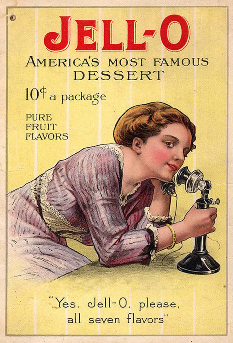 Usa Jell-O Magazine Advert - Poster | Canvas Wall Art Print