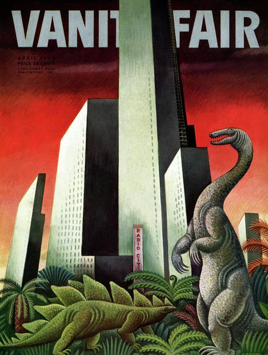 Vanity Fair Cover Featuring A City With A Jungle - Poster | Canvas Wall Art Print