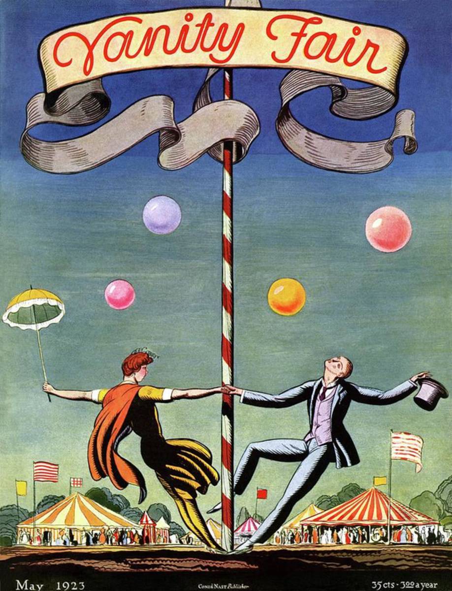 Vanity Fair Cover Featuring A Couple Dancing - Poster | Canvas Wall Art Print