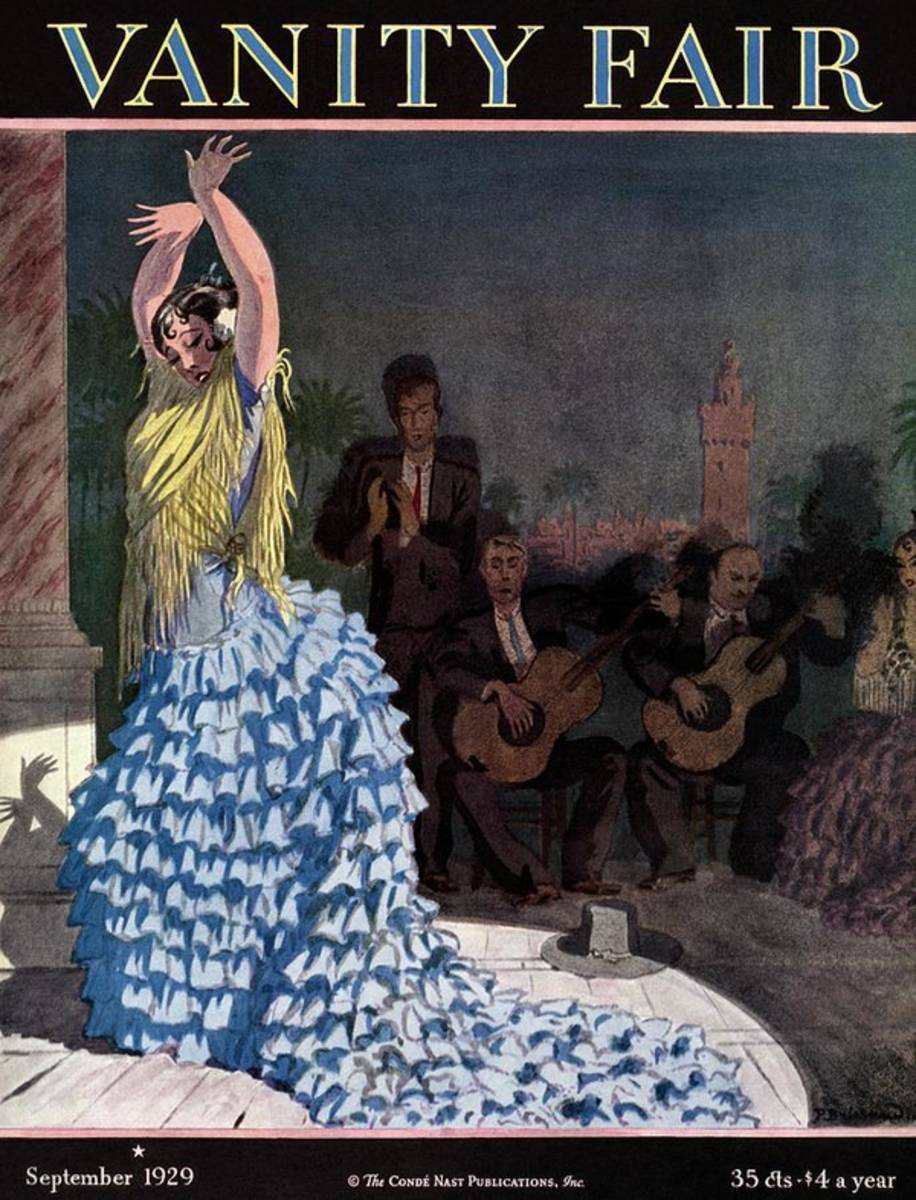 Vanity Fair Cover Featuring A Flamenco Dancer - Poster | Canvas Wall Art Print