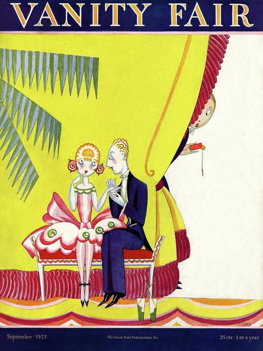 Vanity Fair Cover Featuring A Man Seducing - Poster | Canvas Wall Art Print